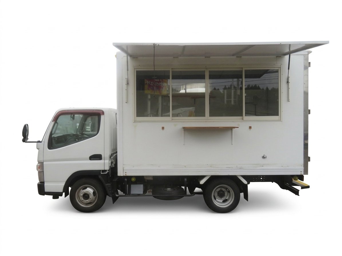 2tトラックベースのキッチンカー